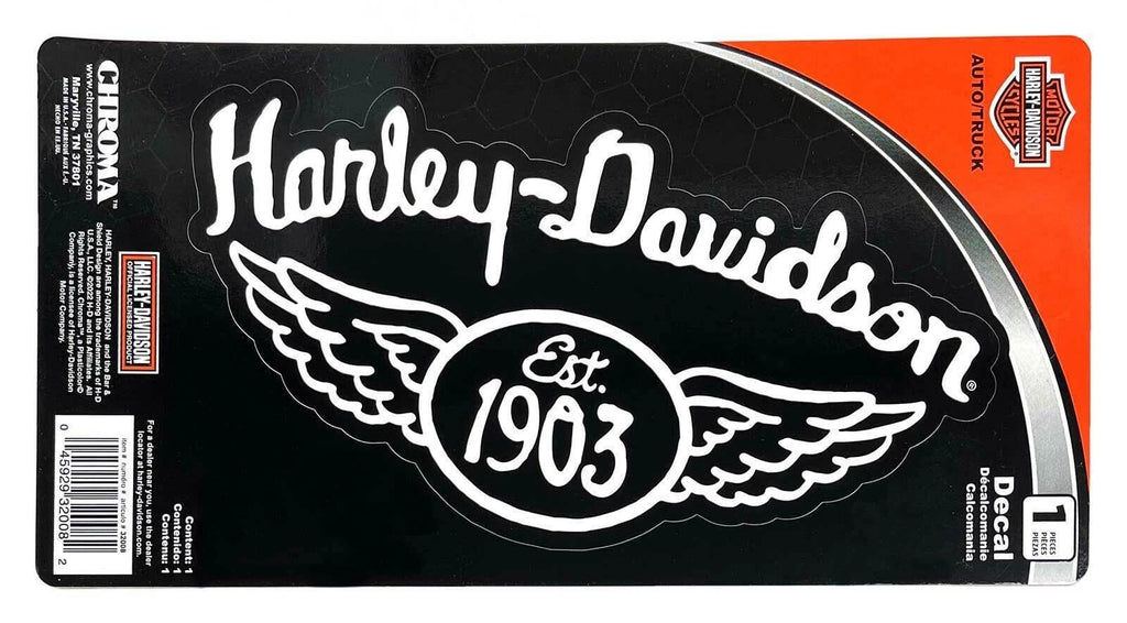 Winged 1903 H-D Large Decal for Harley-Davidson (6 x 12 in.)