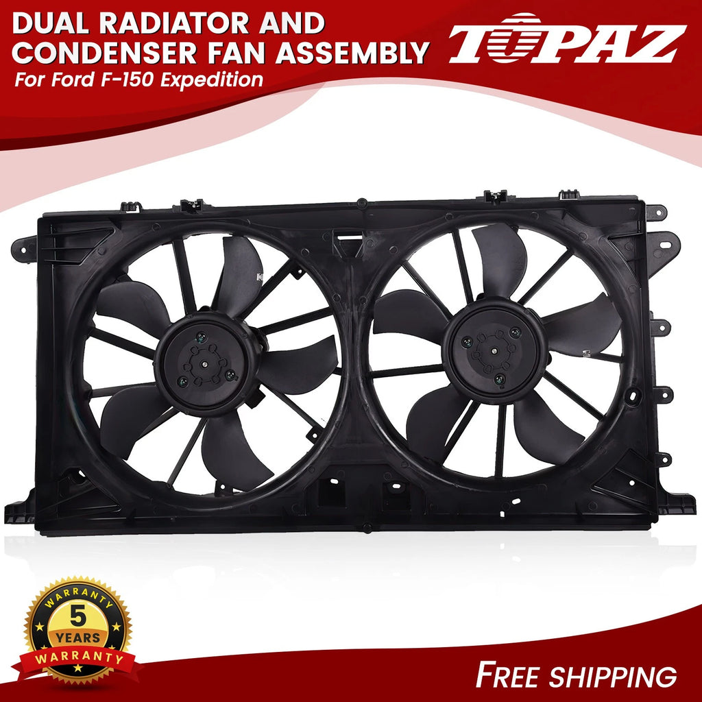 Radiator Cooling Fan Assembly for Ford F-150 Expedition (2017–2020)