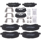 8pcs Ceramic Brake Pads Set for Mitsubishi Lancer (2004–2016) P866 P1037