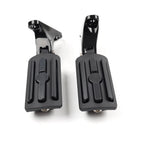 Black Rear Passenger Footpeg Bracket for Harley Electra Glide, Road King (1993–Present)