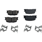 Set of 4 Ceramic Brake Pads for Toyota Camry (2005–2006)
