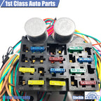 Universal Circuit Wiring Harness for Chevy Mopar Ford (Fits Most Models)