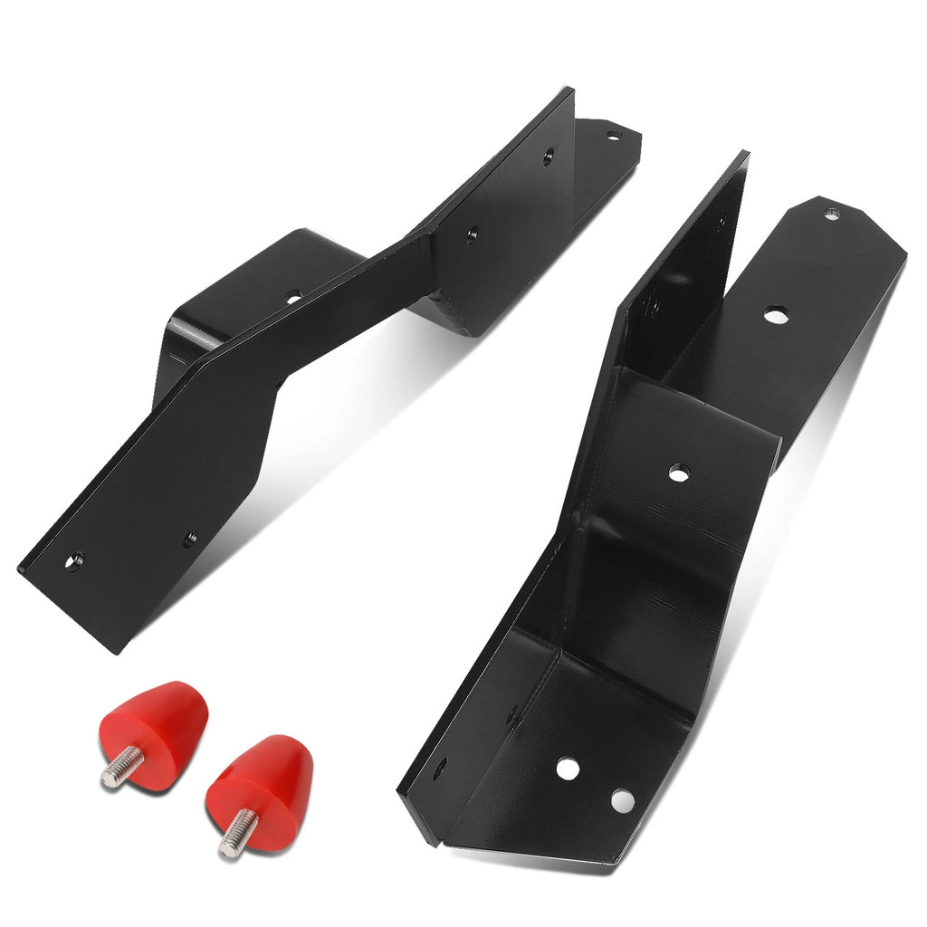 Set of 2 Rear Axle C-Notch Brackets for Chevy C10 GMC C15 (1963–1972)