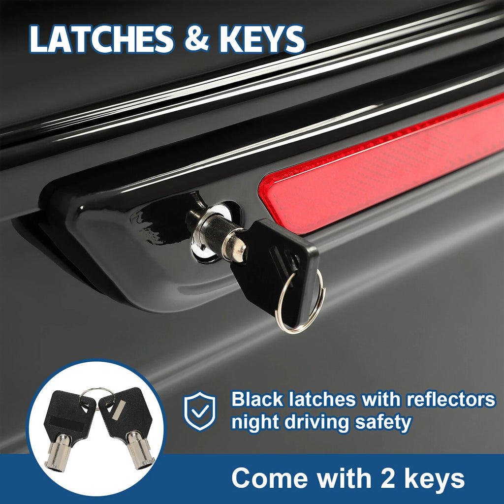 5" Stretched Hard Saddlebag Latch for Harley CVO Road Street Glide (2014–2024)