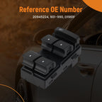 Driver Window Control Switch for GMC Acadia (2007–2015) D1961F 901-990
