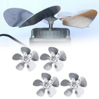Motor Fan Blades for Condenser Cooling Systems (6 9mm Hole Diameter)