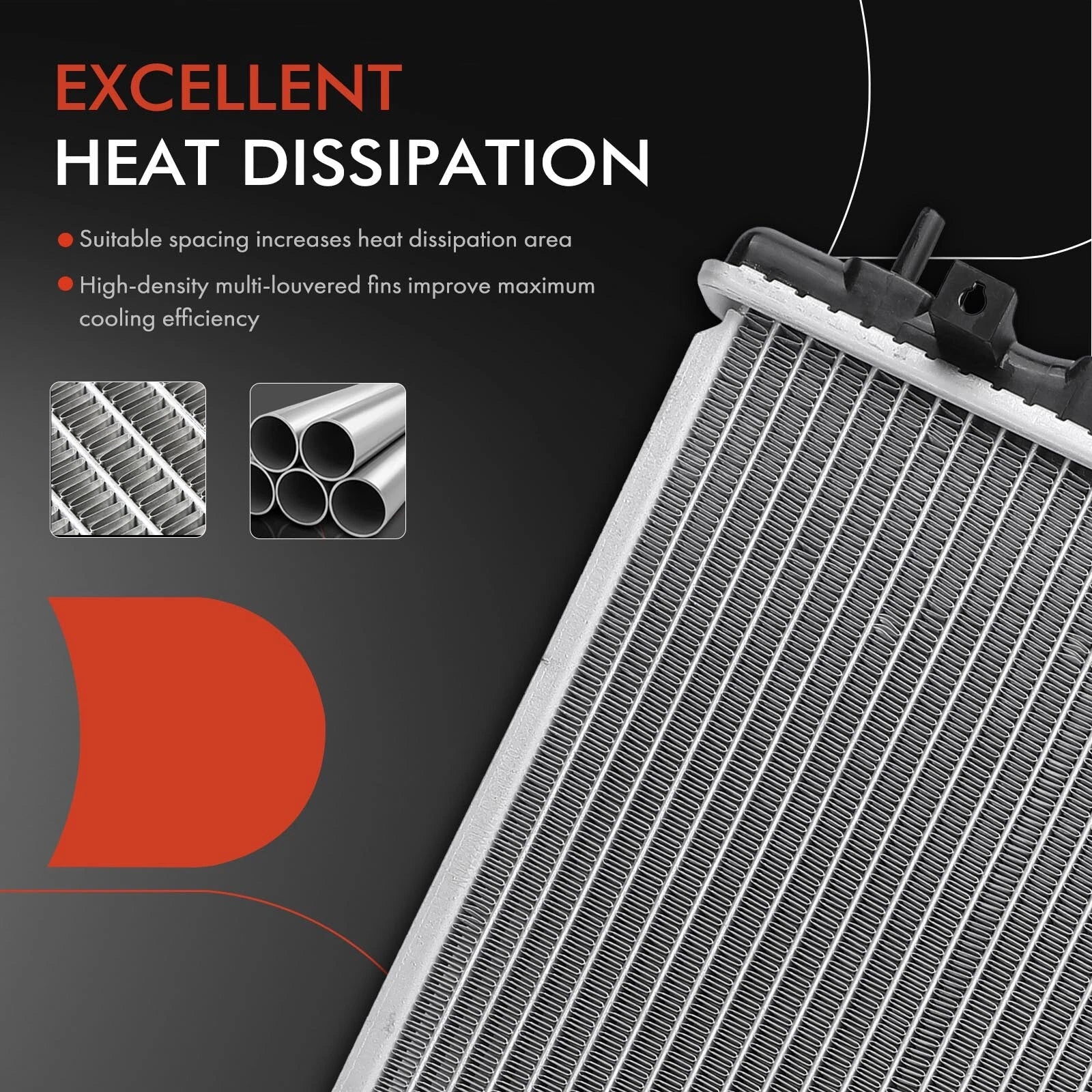 Radiator with Trans Oil Cooler for Subaru Legacy Outback (2005–2009)