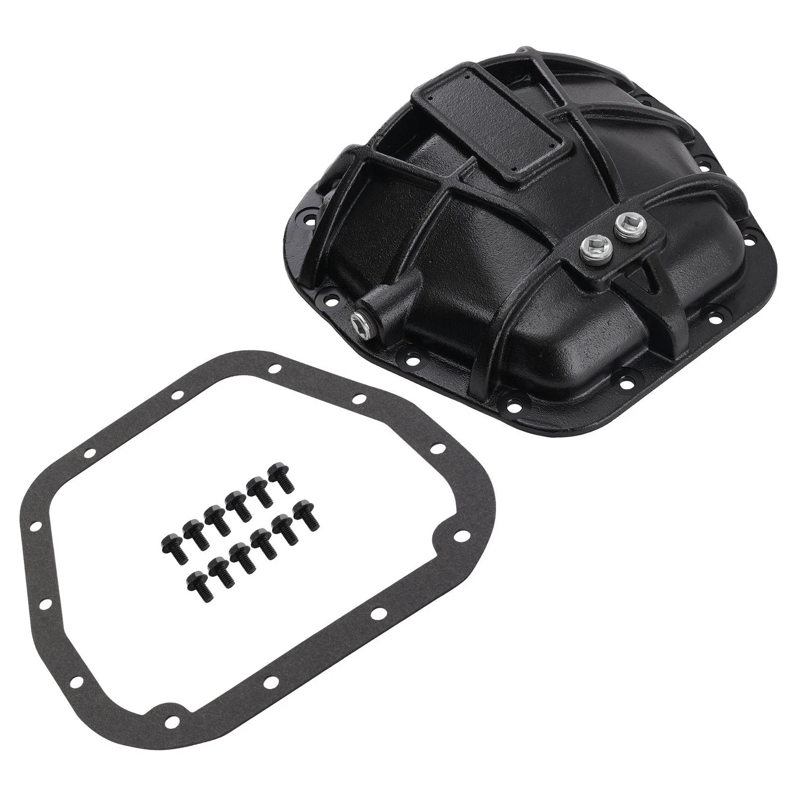 Differential Cover for Ford F-150 Heritage, E-150 (2004) 697734 Steel Black
