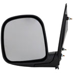 Manual Mirror for Chevrolet Express 3500 (1996–2002) Left Fold Textured