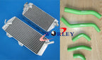Aluminum Radiator & Blue Hose for Kawasaki KX450F KXF450 (2006-2008)