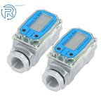 2X Digital Flow Meter 1" for Liquid Flow Measurement (2.6-26 GPM)