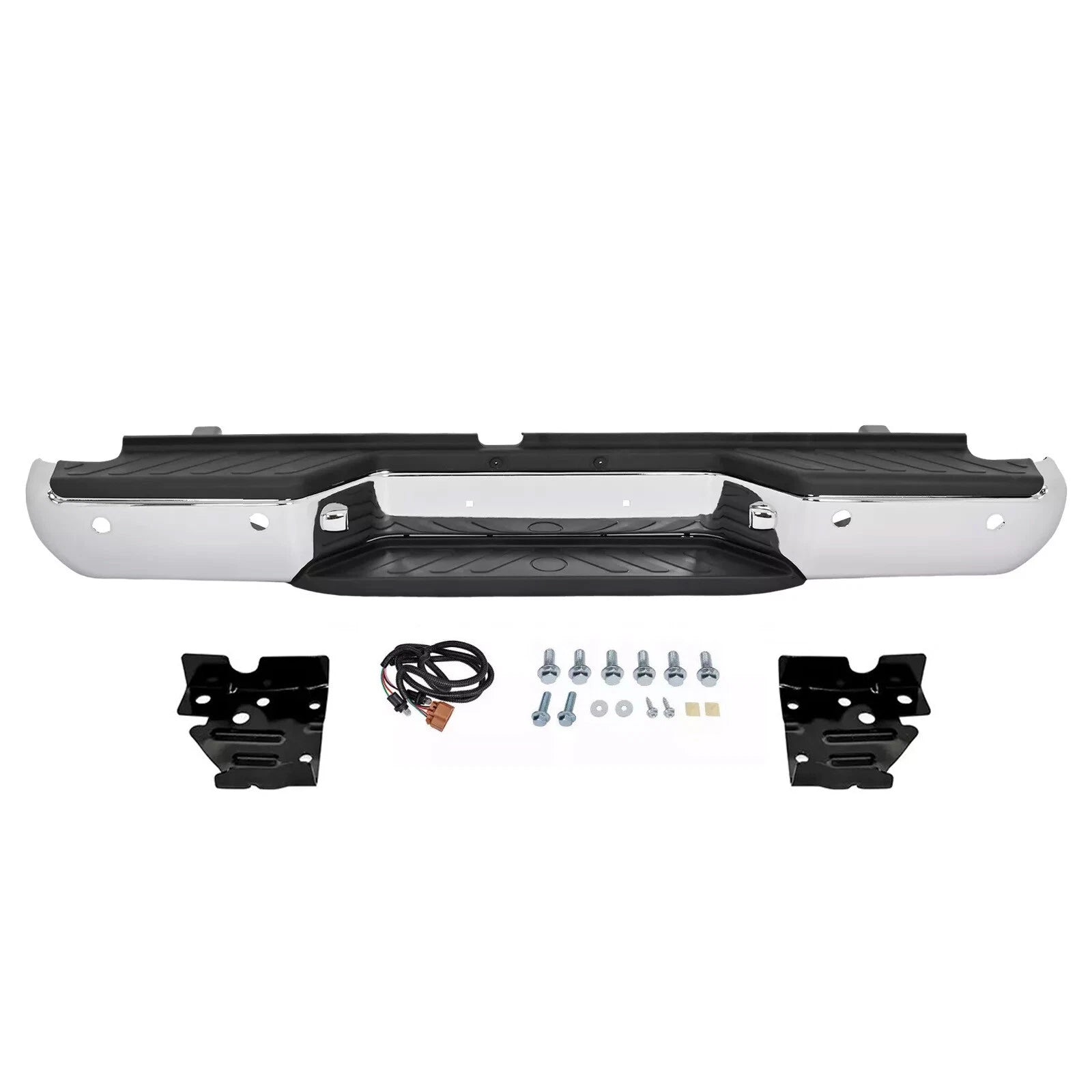 Chrome Rear Bumper Assembly for Nissan Frontier (1998–2021)