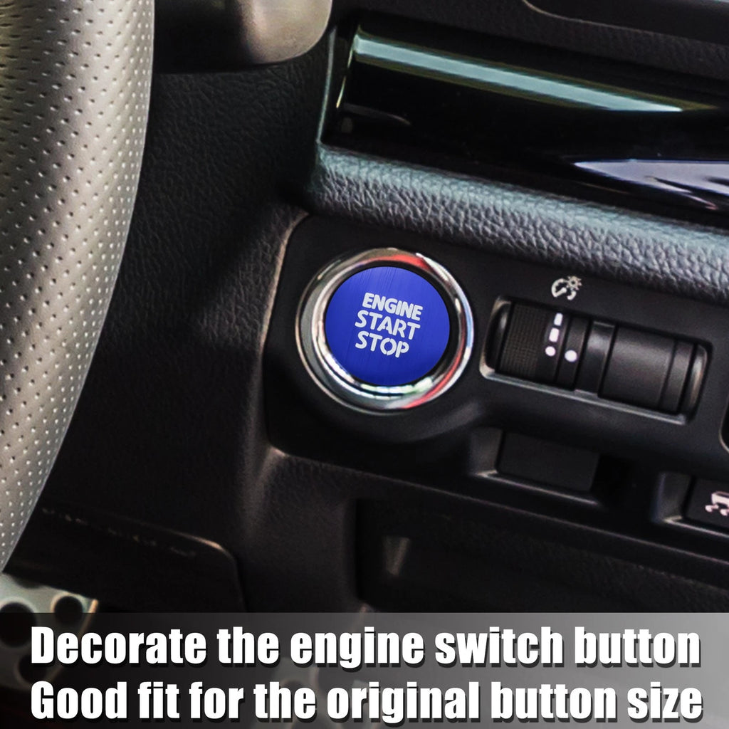 Auto Engine Start Stop Button Cover for Toyota Crown Royal GRS21 (2012–2018) Blue 767153060984