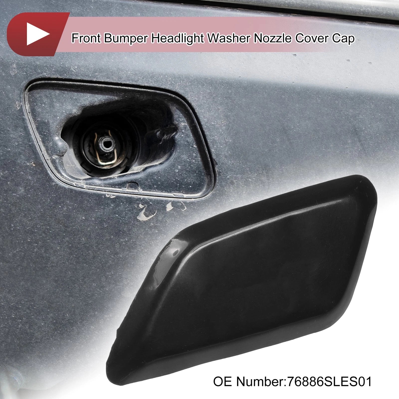 Front Left Washer Nozzle Cover Cap for Honda Odyssey (2009–2014)