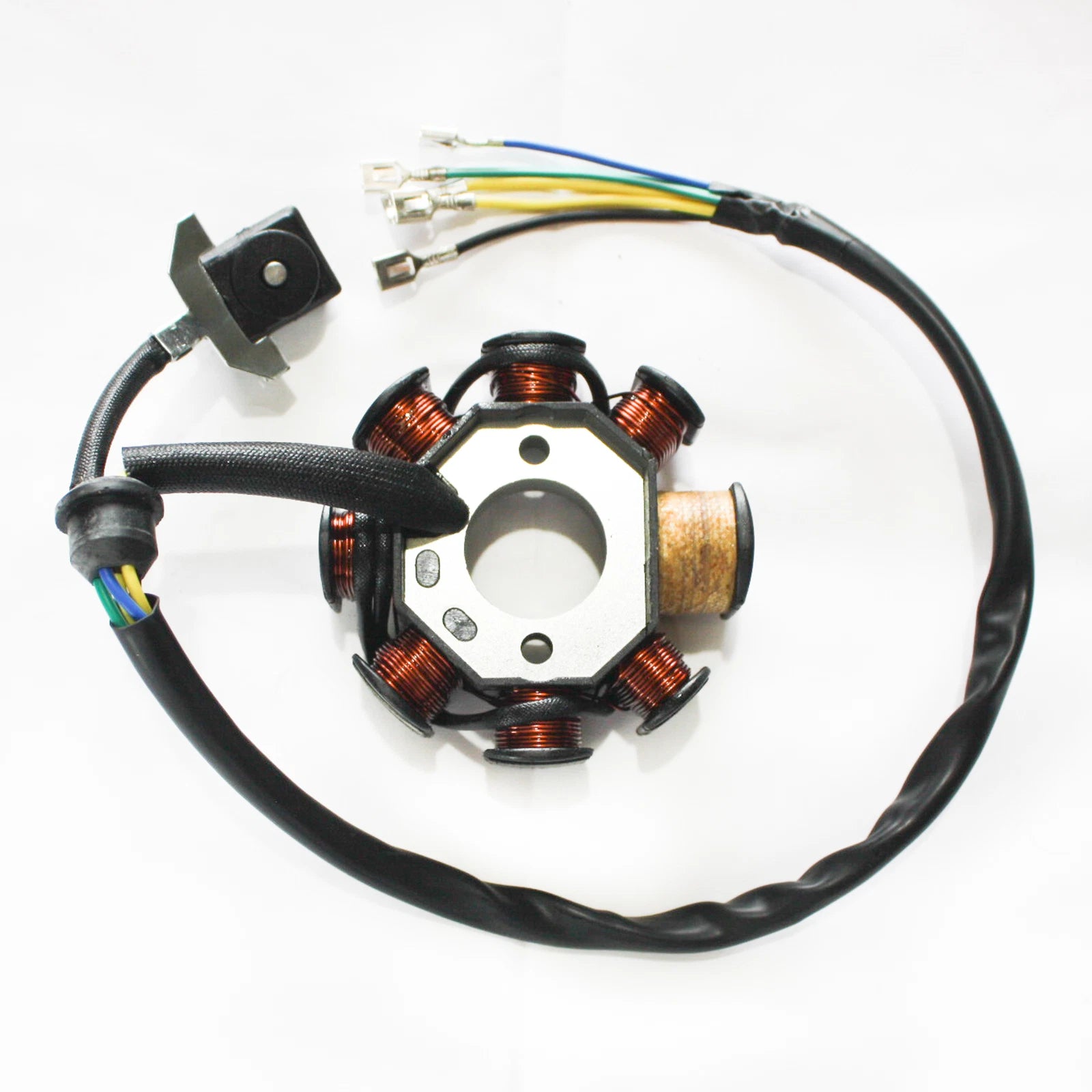 8 Poles Magneto Flywheel Stator for 150cc 200cc 250cc Engine ATV (PIT Quad)