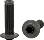 Pilot MX Lock-On Grips for Motorcycle (Black/Gray)