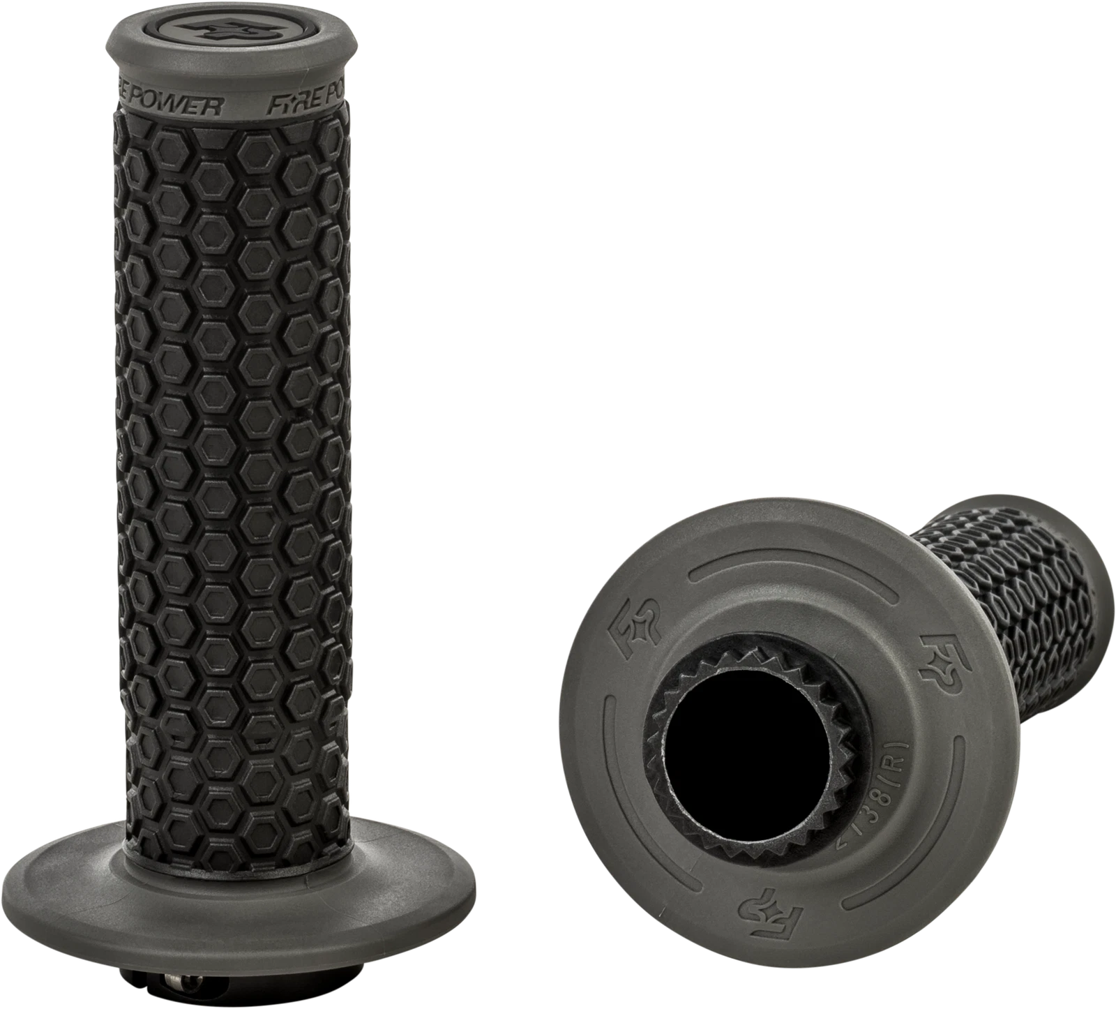 Pilot MX Lock-On Grips for Motorcycle (Black/Gray)