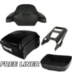 Matte Black Trunk Pad Rack for Harley Touring Glide (2009–2013)