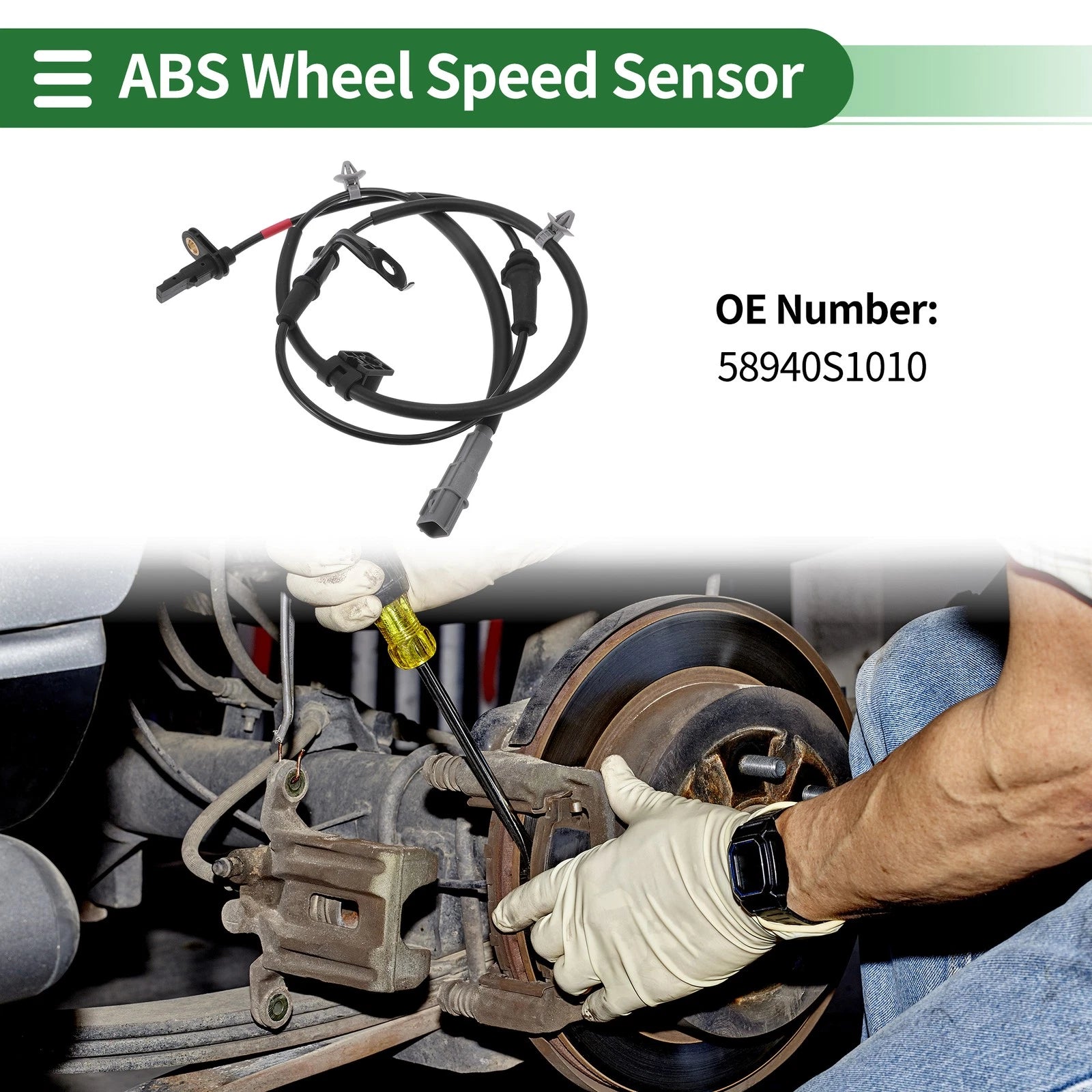 ABS Wheel Speed Sensor No. 58940S1010 for Hyundai Santa Fe (2013–2018)