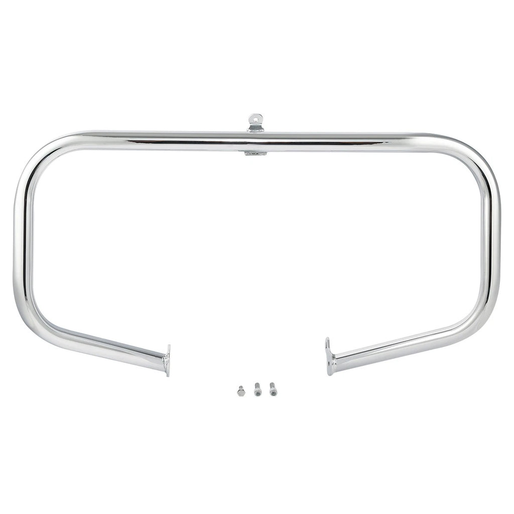 Chrome Highway Engine Guard Crash Bar Foot Pegs for Harley Touring (2009–2024)