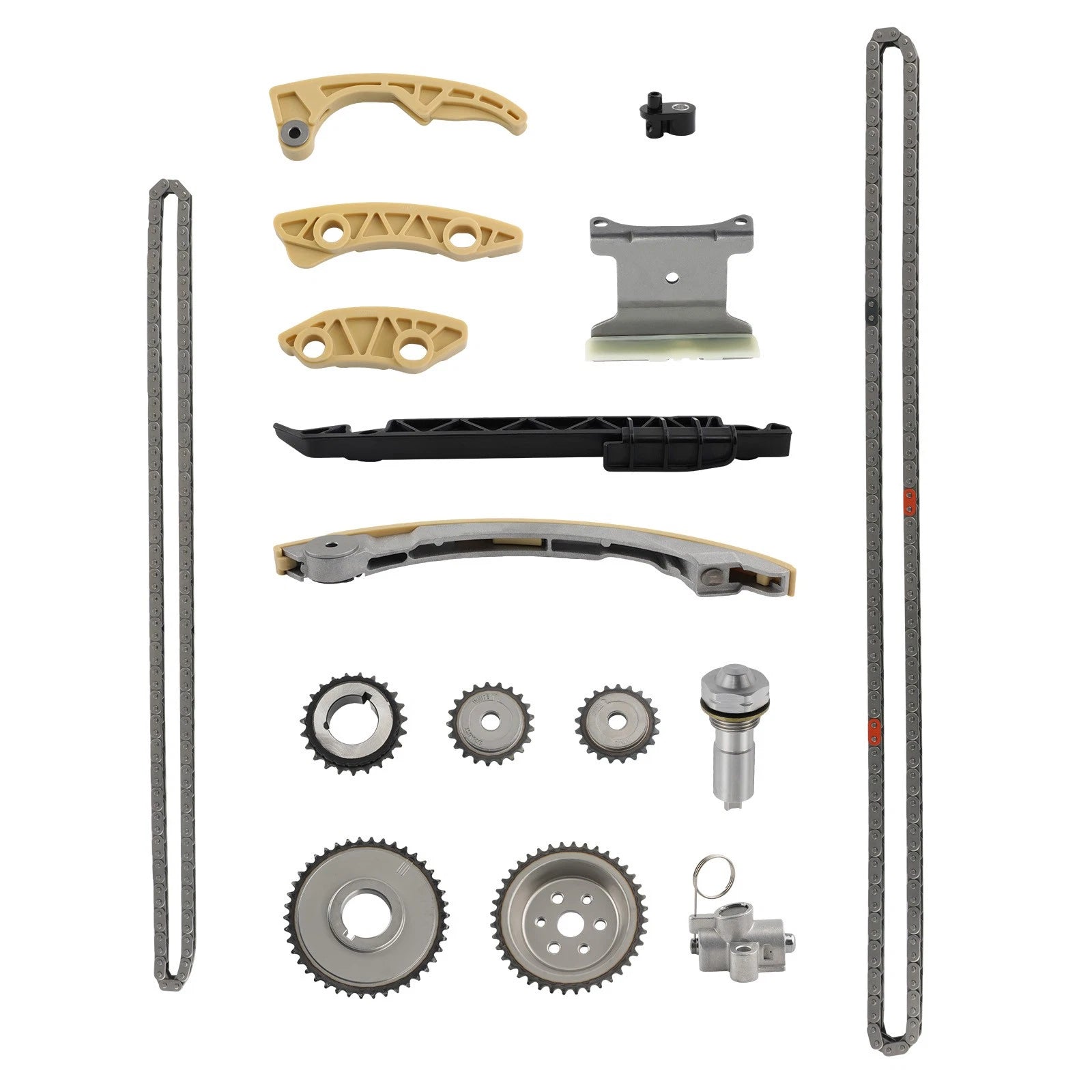 Engine Timing Chain Kit & Guide Rail for Buick GMC Chevrolet Equinox (2010–2017)