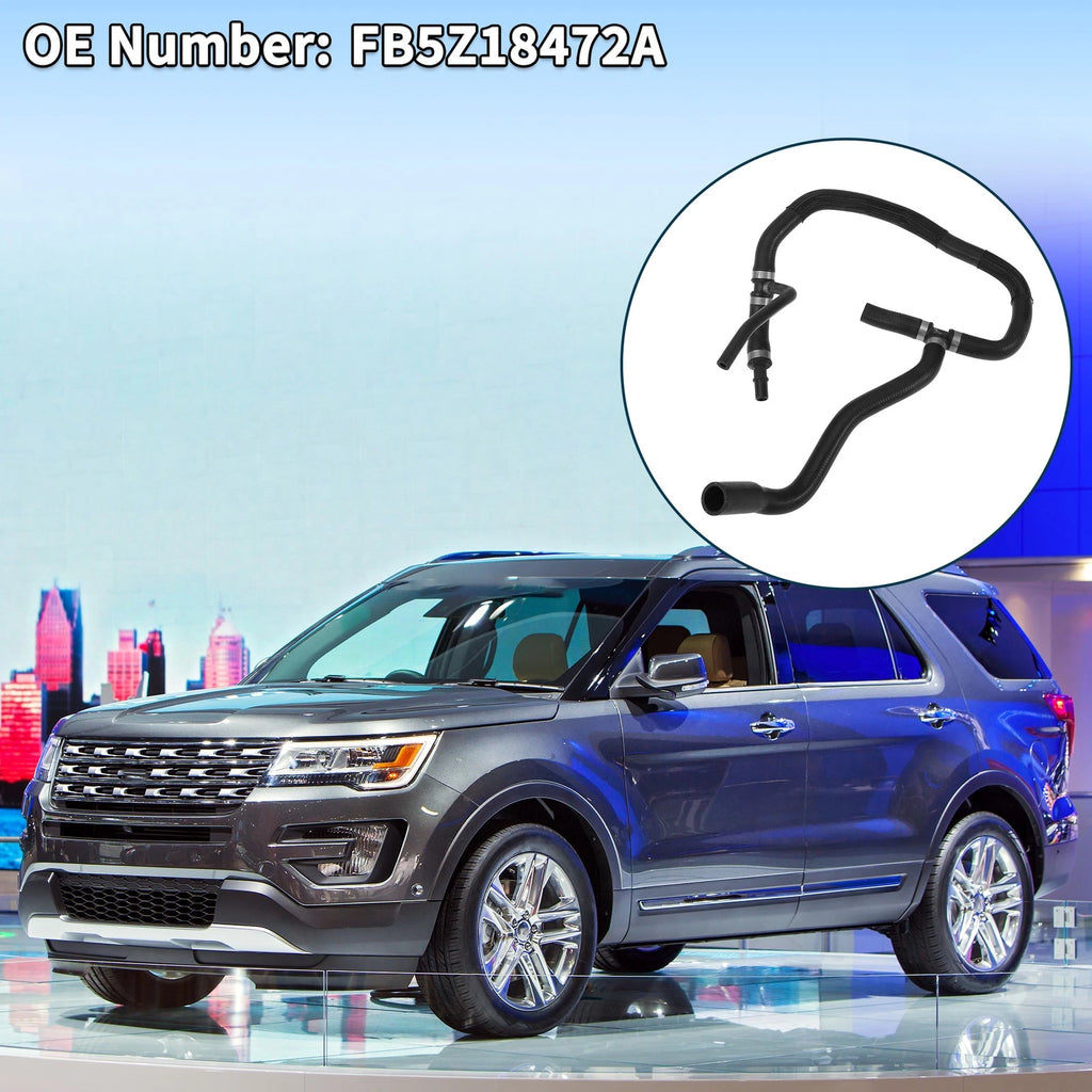 Radiator Hose Warm Air Outlet Pipe for Ford Explorer (2011–2019) FB5Z18472A Rubber