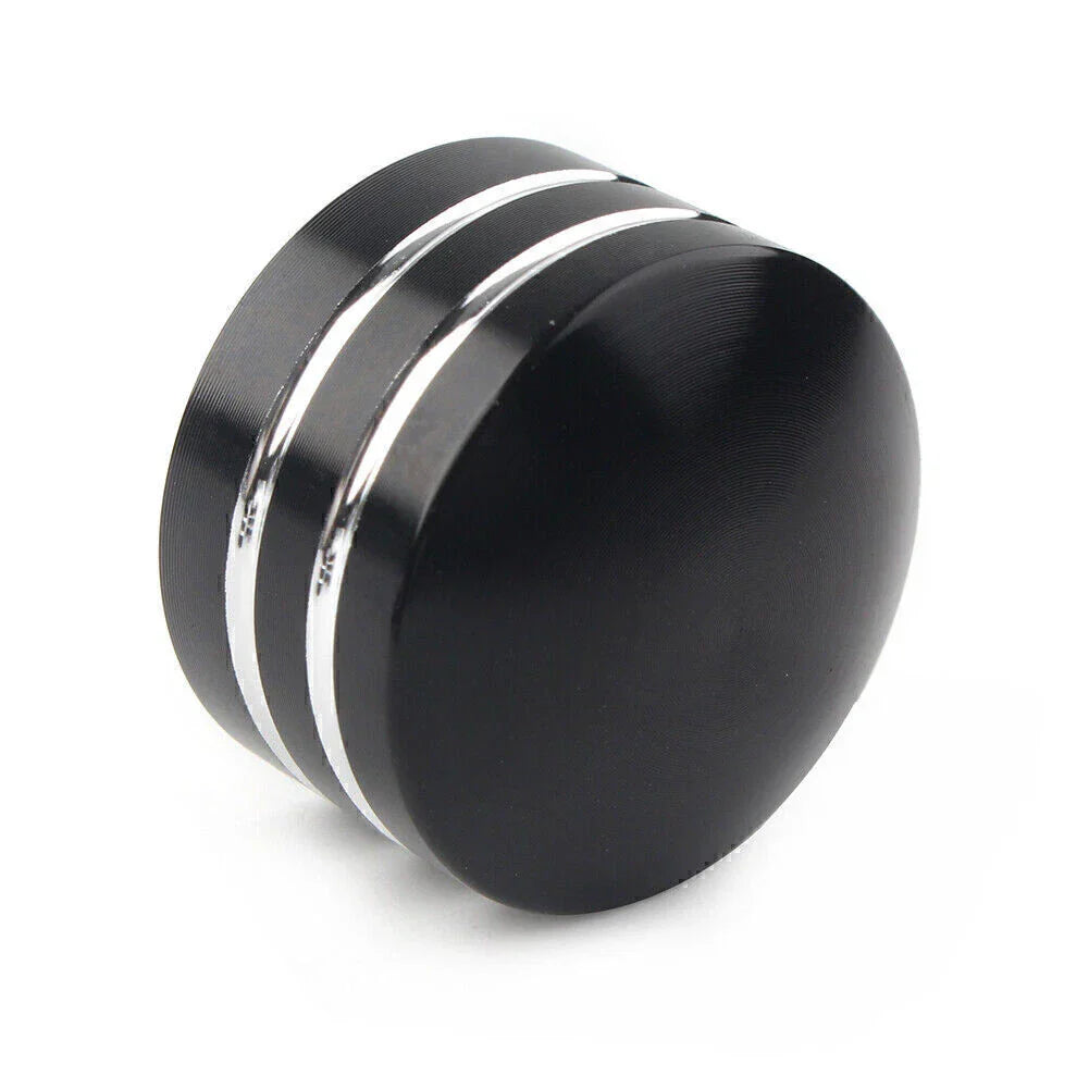 10 x Black CNC 9mm Motor Bolt Topper Caps for Harley