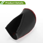 Gear Shift Knob Cover for Toyota Camry (2007–2011) Black Carbon Fiber Red