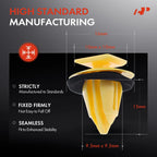 Fender-Wheel Flare Moulding Retainer Clips for Toyota (50Ã9.5Ã9.5mm)