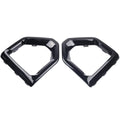Gloss Black Front Fog Light Outer Bezel Cover for GMC Sierra (2019–2021)
