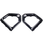 Gloss Black Front Fog Light Outer Bezel Cover for GMC Sierra (2019–2021)