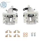 Set of 2 Rear Brake Calipers for Volkswagen Audi (2000–2010)