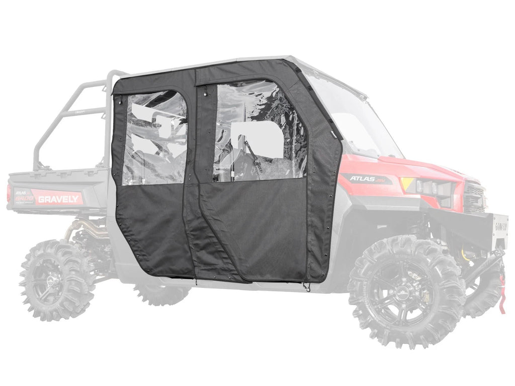 SuperATV Primal Soft Cab Enclosure Doors for Gravely Atlas JSV 6400 (2023+)