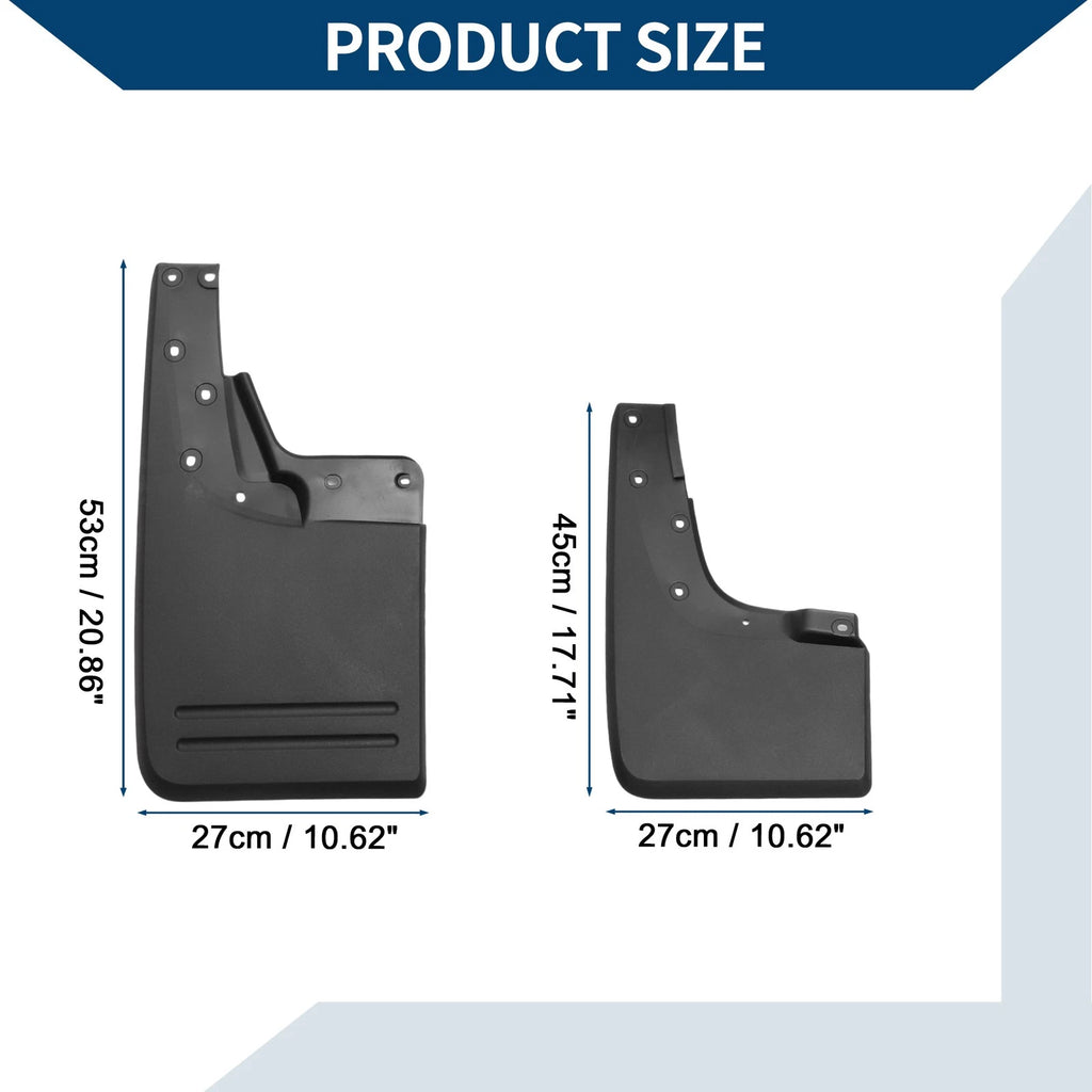Set of 2 Mud Flaps Splash Guards for Volkswagen Amarok (2023–2024)