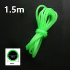 Luminous Tube Line 0.8mm/1mm/1.5mm/2mm for Night Fishing (1/1.5m Length)