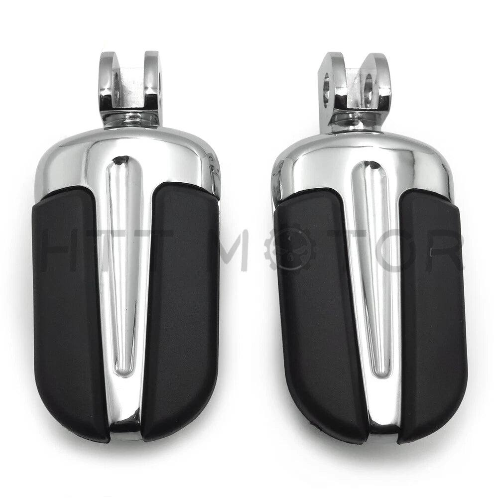 Slipstream Chrome Footpegs for Suzuki Boulevard M95, Marauder 1600 (2005–2009)