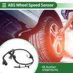 ABS Wheel Speed Sensor No. 47560TEAT01 for Honda Civic (2016–2021) Rear Left