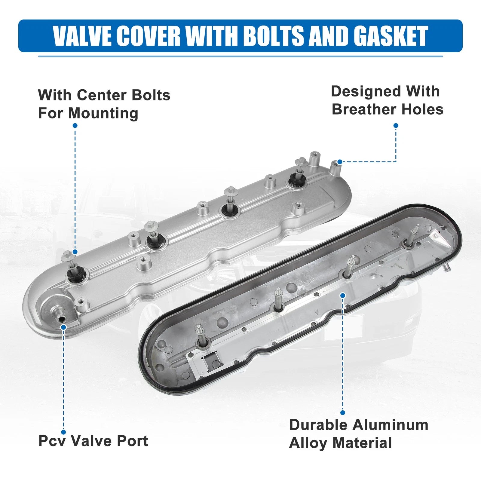 Driver Side Valve Cover for Chevy Silverado Tahoe GMC Sierra Yukon (2007–2014) 12570427