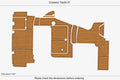 EVA Foam Teak Deck Pads for Cruisers Yacht 41 Cockpit
