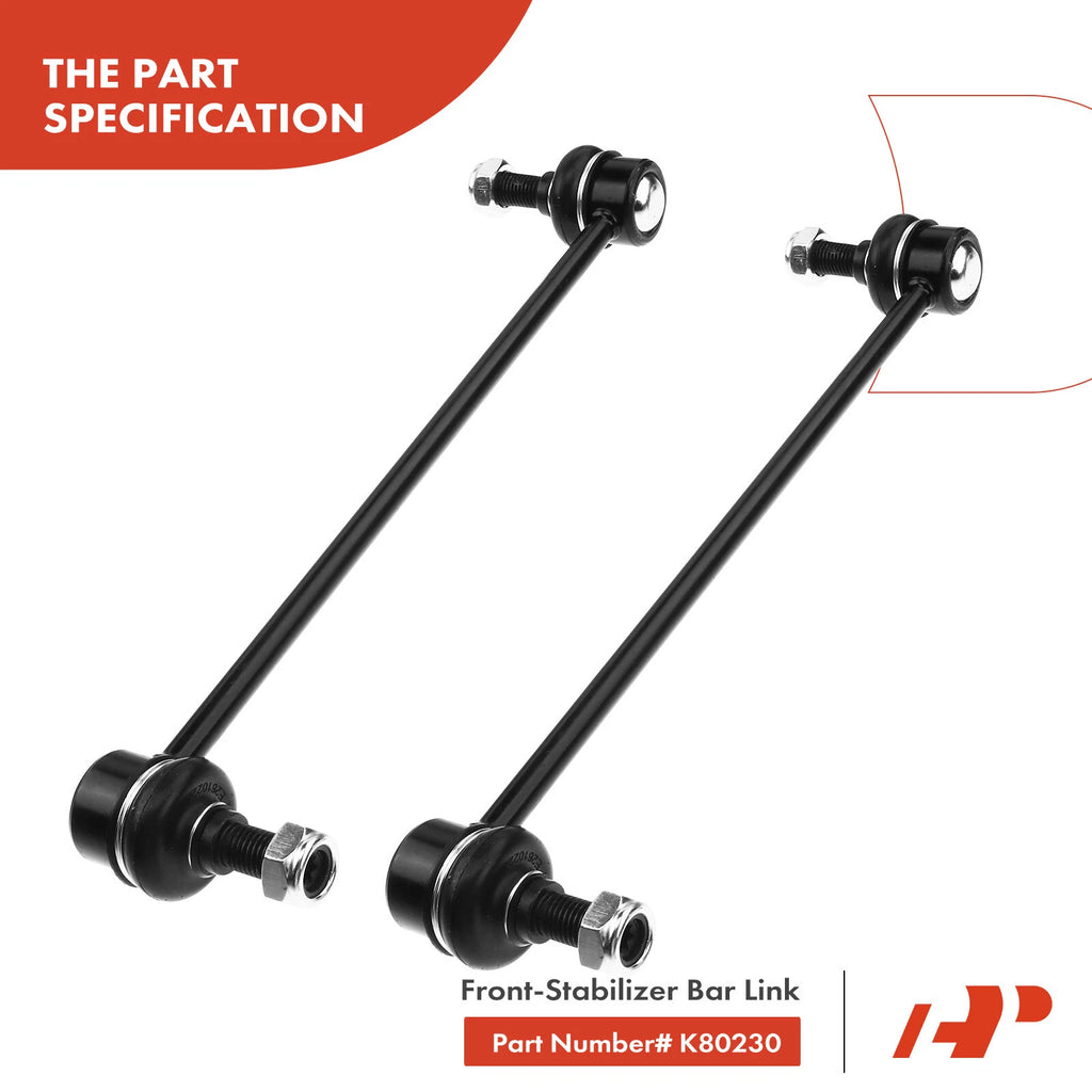6x Front Sway Bar Link & Tie Rod End for Toyota Corolla (2003-2008)
