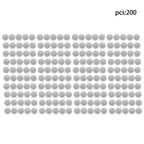 Set of 200 Chrome Steel Bearing Balls 0.5" G25 Grade