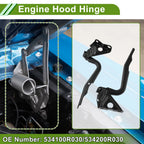 Hood Hinges Set of 2 for Toyota RAV4 (2006–2014) No. 534100R030