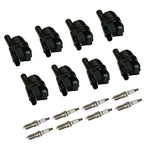 8X Ignition Coil & Spark Plug for Silverado 1500 Tahoe 5.3L (2007-2013)