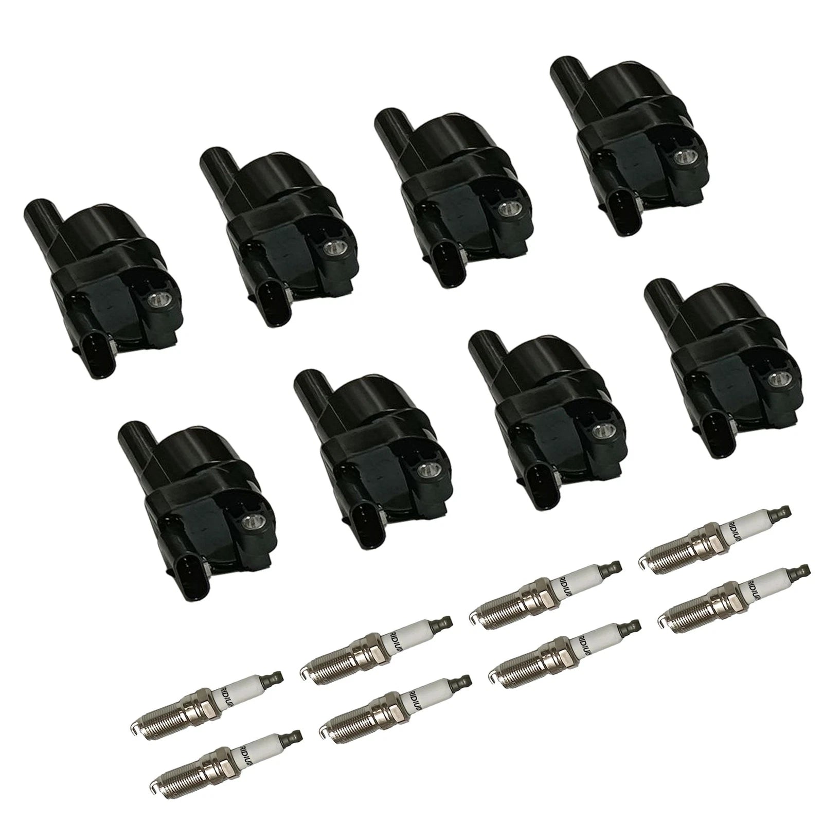 8X Ignition Coil & Spark Plug for Silverado 1500 Tahoe 5.3L (2007-2013)