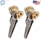 2Pcs Lock On Tire Inflator Air Chuck 1/4" for Universal Use