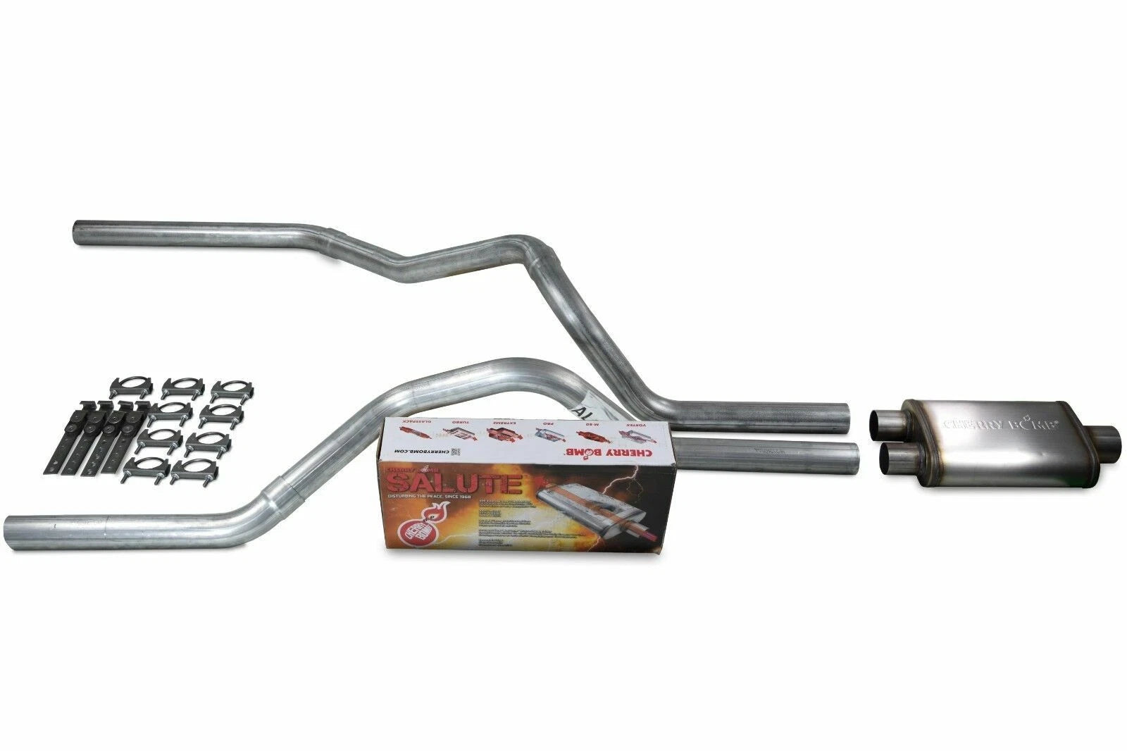 2.5" Dual Exhaust Kit for Chevy GMC 1500 Truck (2007–2014)