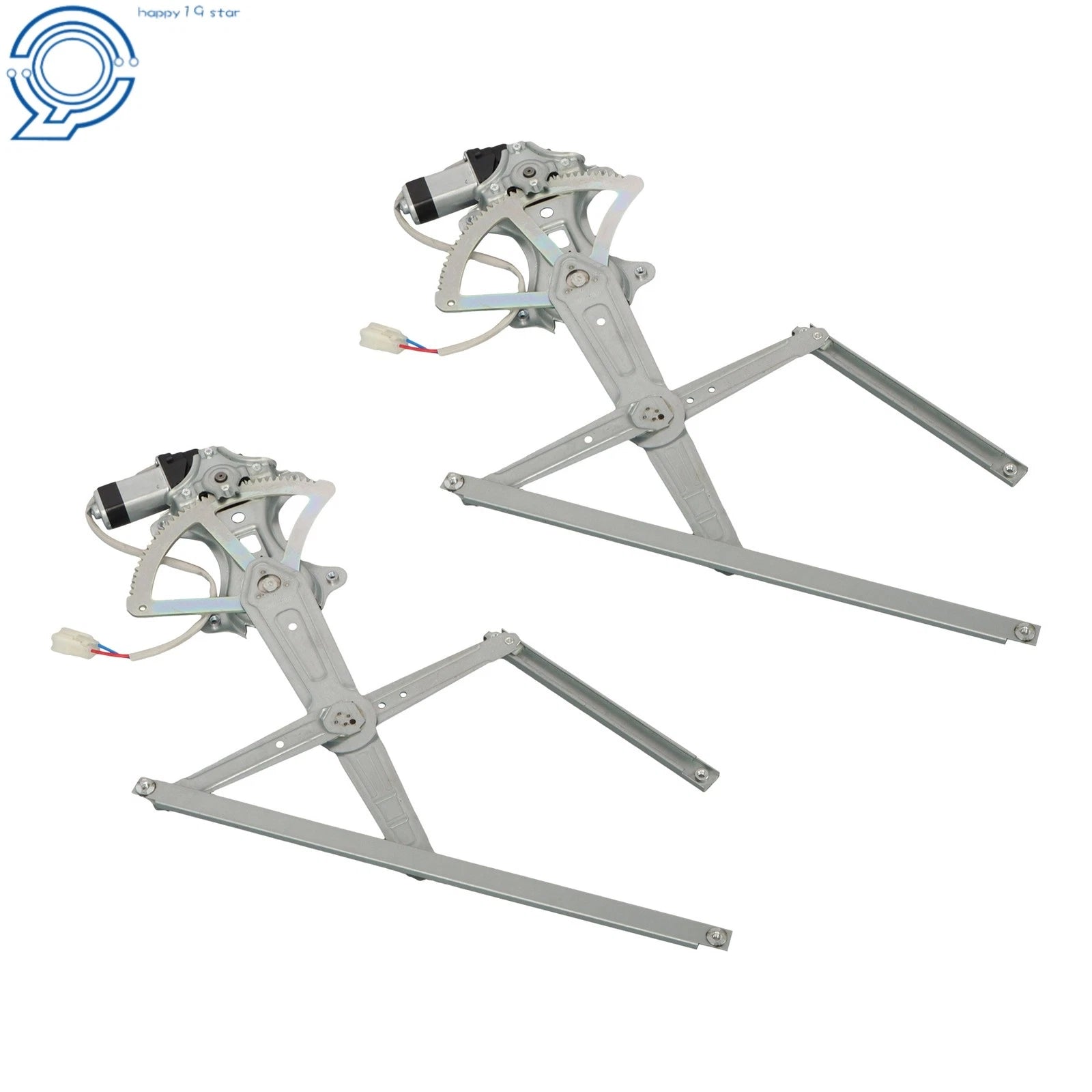 Set of 2 Front Rear Window Regulators with Motor for Tacoma Pickup (2005–2014)