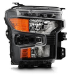 Halogen Headlight for Chevy Silverado 1500 (2022–2026) Black w/Bulb, Right