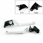 Long Brake Clutch Levers for Speed Triple Daytona 675R (2011–2014) Silver T9