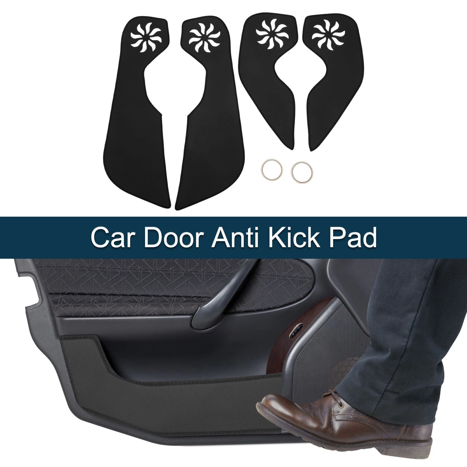 Set of 1 Car Door Anti Kick Pad Sticker Protector for Honda Fit (2014–2019)